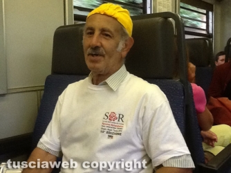 Bruno Coco sul trenino