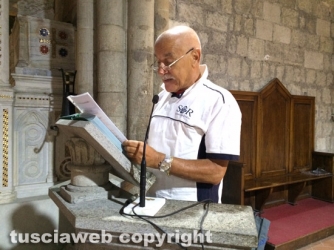 Carlo Maria Scipio legge la preghiera del pellegrino