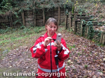 Una cavaliera del soccorso città di Viterbo