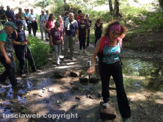 In cammino sulle vie dell'esilio di santa Rosa
