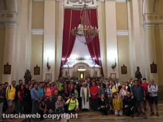 In cammino sulle vie dell'esilio di santa Rosa