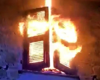 In fiamme appartamento a Marta