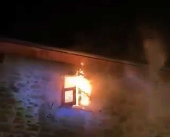 In fiamme appartamento a Marta