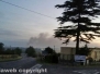 In fiamme l'impianto di smaltimento rifiuti 