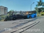 In fiamme  pullman del Cotral