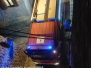 In fiamme rifiuti abbandonati in via delle Caprarecce