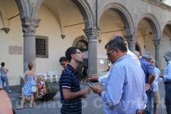 Gli assessori Contardo e Sabatini In fila per i biglietti