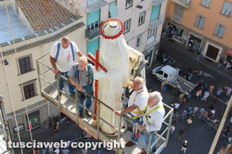 Viterbo - In vetta con santa Rosa