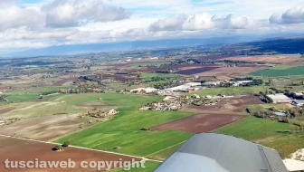 In volo sulla Tuscia
