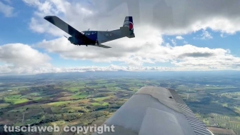 In volo sulla Tuscia