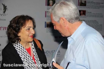 Il sindaco Michelini e l’ambasciatore palestinese in Italia Mai al Kaila
