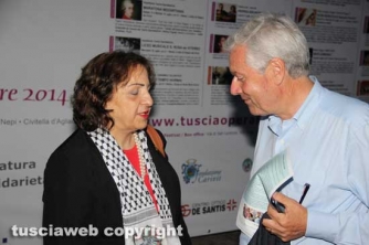 Il sindaco Michelini e l’ambasciatore palestinese in Italia Mai al Kaila
