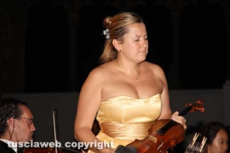 La violinista Maria Solozobova