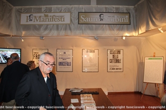 Ugo Sposetti all\'inaugurazione della mostra dedicata a Sorbini