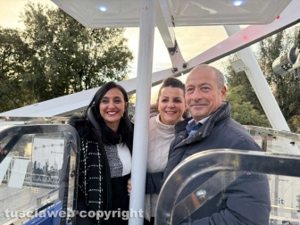 Inaugurata la ruota panoramica di pratogiardino Lucio Battisti