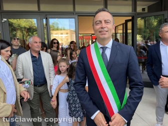 Capranica- Pietro Nocchi all'inaugurazione del centro civico Piersanti MattarellaPiersanti Mattarella