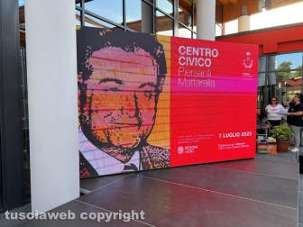 Capranica- Inaugurazione del centro civico Piersanti Mattarella