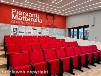 Capranica- Inaugurazione del centro civico Piersanti Mattarella