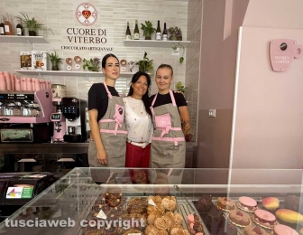 Inaugurazione del Cuore di Viterbo - Federica Pesce, Katia Casantini e Paulina Wieczork
