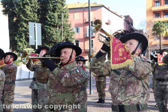 Viterbo - Cerimonia di inaugurazione della nuova sede dei bersaglieri in piazza Mario Fani