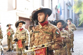 Viterbo - Cerimonia di inaugurazione della nuova sede dei bersaglieri in piazza Mario Fani