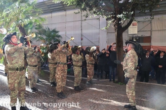 Viterbo - Cerimonia di inaugurazione della nuova sede dei bersaglieri in piazza Mario Fani
