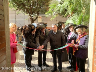 Viterbo - Cerimonia di inaugurazione della nuova sede dei bersaglieri in piazza Mario Fani