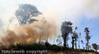 Bolsena - Incendio al Poderaccio