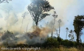 Bolsena - Incendio al Poderaccio