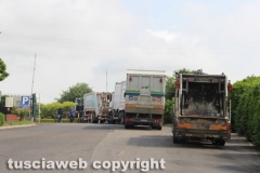 Viterbo - Incendio a Casale Bussi