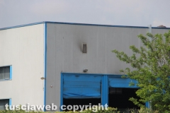 Viterbo - Incendio a Casale Bussi