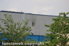 Viterbo - Incendio a Casale Bussi