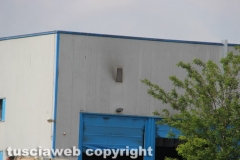 Viterbo - Incendio a Casale Bussi