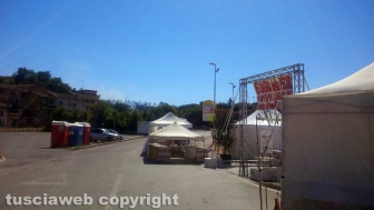 Incendio a Fabrica di Roma