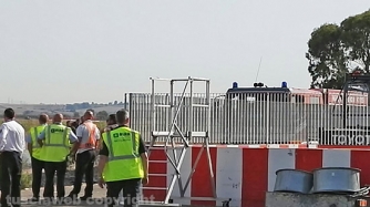 Incendio a Fiumicino