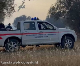 Incendio a Monterazzano - Associazione nazionale carabinieri, nucleo protezione civile