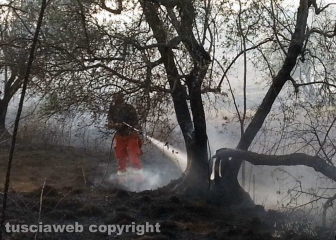 Incendio a Ponte di Cetti