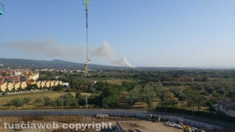 Incendio a Ponte di Cetti