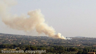 Incendio a Ponte di Cetti