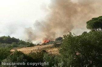 Incendio a Ponte di Cetti