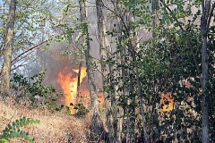 Incendio a San Martino