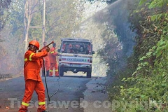 Incendio a San Martino