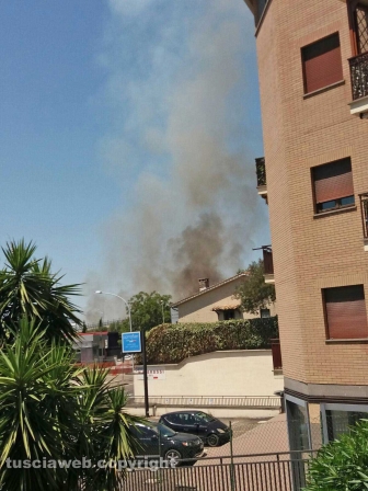 Incendio al cimitero San Lazzaro