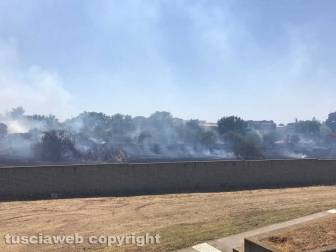 Incendio al cimitero San Lazzaro