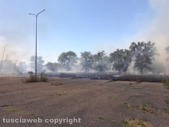 Incendio al cimitero San Lazzaro