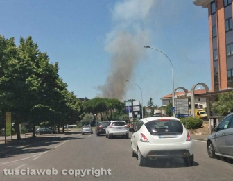 Incendio al cimitero San Lazzaro