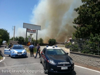 Incendio al cimitero San Lazzaro