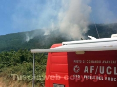 I vigili del fuoco al lavoro