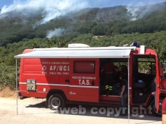 I vigili del fuoco al lavoro