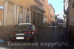 I carabinieri sul posto